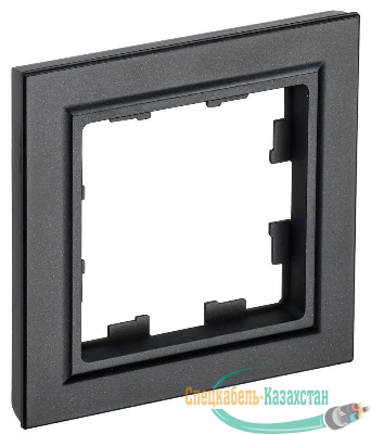 Рамка 1-м BRITE РУ-1-БрЧ черн. IEK BR-M12-K02
