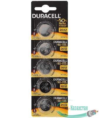 Элемент питания CR2032 5х1 (блист. 20шт) Duracell Б0035495