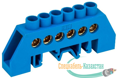 Шина нулевая в комб. DIN-изол. "Стойка" ШНИ-8х12-6-КС-С ИЭК YNN10-812-6DP-K07
