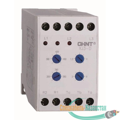 Реле контроля фаз XJ3-D AC 380В CHINT 284003