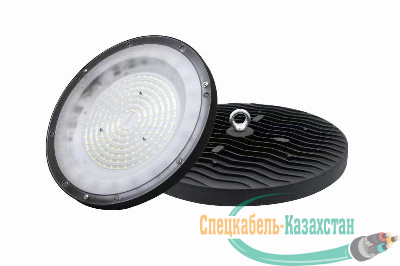 Светильник светодиодный UFO LITE 100Вт 5000К IP65 10000лм d250х75 200-250В ДСП промышленный подвесной черн. GAUSS 821535300