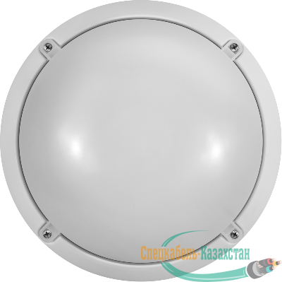 Светильник светодиодный 90 068 OBL-R1-12-4K-WH-IP65-LED-SNRV1 с акустическим датчиком ОНЛАЙТ 90068