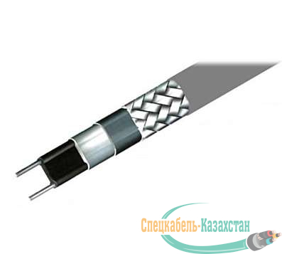 Кабель нагрев. саморег. 24Вт/м с экраном 220В сертификат Ex 16AWG (термопласт) EXTHERM SLL24-2CR