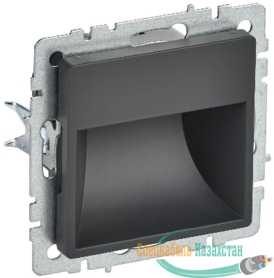 Подсветка светодиодная BRITE встраив. ПЛ20-БрГ механизм графит IEK BR-FL20-K53