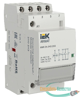 Контактор модульный KMR 25А 230В AC 2НО 2НЗ ARMAT IEK AR-KMR10-025-22-230