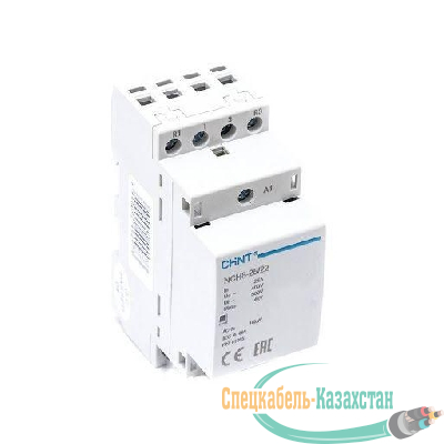 Контактор модульный NCH8-25/22 25А 2НЗ+2НО AC 230В 50Гц (R) CHINT 256091