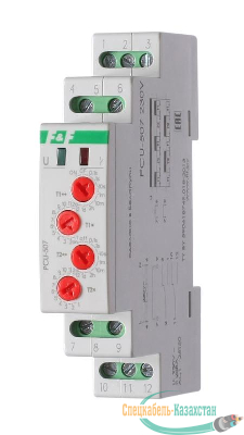 Реле времени PCU-507 (многофункц. два независимых вр. 1 мод. 230В 2х8А 2P IP20 монтаж на DIN-рейке) F&F EA02.001.022