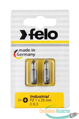 Бита крестовая Industrial PZ 1х25 (блист.2шт) FELO 02101036