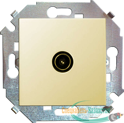 Механизм розетки TV СП Simon15 одиночная сл. кость Simon 1591475-031