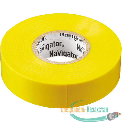 Изолента ПВХ 15мм (рул.20м) жел. NIT-B15-20/Y Navigator 71105