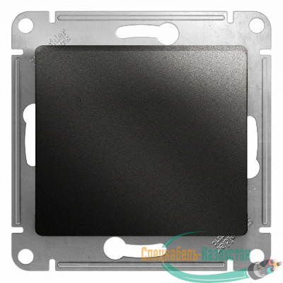 Механизм переключателя 1-кл. Glossa сх. 6а 10AX антрацит SchE GSL000761