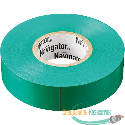 Изолента ПВХ 15мм (рул.20м) зел. NIT-B15-20/G Navigator 71106
