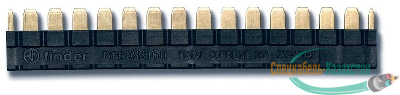 Соединитель шинный 16п черн. FINDER 093160