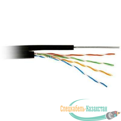 Кабель UTP 4х2х24AWG кат.5е медь с тросом бухта (м) Rexant 01-0046