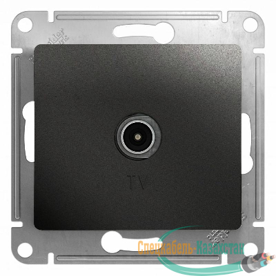 Механизм коннектора TV антены Glossa антрацит SchE GSL000793