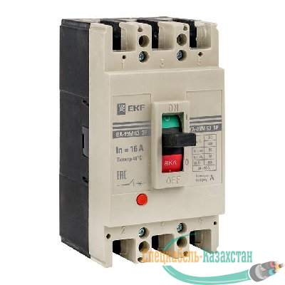 Выключатель автоматический 3п 63/16А 25кА ВА-99М PROxima EKF mccb99-63-16m