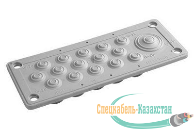 Ввод кабельный пластик V0 UL94. (16 отв.) IP54 DKC R5HTC16