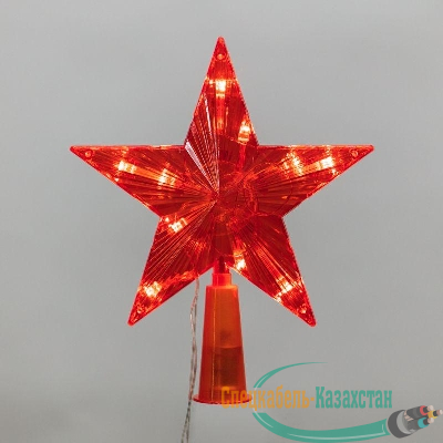Фигура светодиодная "Звезда" 15см 10LED красн. 230В IP20 на елку постоян. свечение Neon-Night 501-007