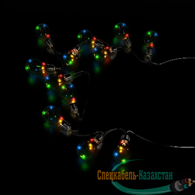 Гирлянда светодиодная садовая Solar "Большие Шары" 10 ламп мультицвет IP44 GAUSS GS035
