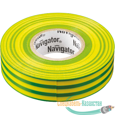 Изолента ПВХ 15мм (рул.20м) жел/зел. NIT-B15-20/YG Navigator 71108