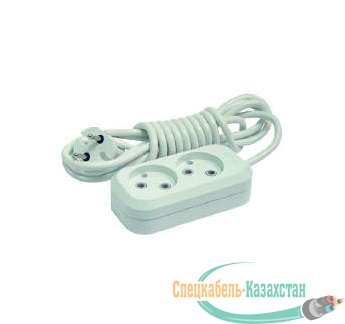 Удлинитель 2х3м без заземл. 10А IP20 Makel MGP103