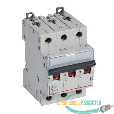 Выключатель автоматический модульный 3п C 16А 6кА DX3-E 6000 3мод. 230/400В Leg 407291