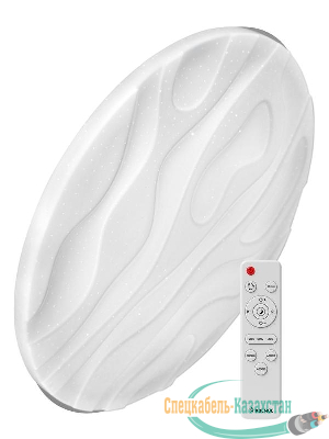 Светильник светодиодный PREMIUM WAVE 75Вт 230В 3000-6500К 6000лм IP40 490х85мм настенно-потолоч. управляемый с пультом ДУ КОСМОС KSWave75W