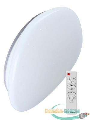 Светильник светодиодный PREMIUM STONE 75Вт 230В 3000-6500К 6000лм IP40 528х104мм настенно-потолоч. управляемый с пультом ДУ КОСМОС KSSton75W