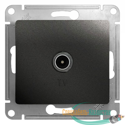 Механизм розетки TV Glossa 1DB оконечной антрацит SchE GSL000791