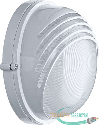 Светильник ЛОН 94 817 NBL-R3-60-E27/WH 1х60Вт E27 IP54 (аналог НПБ 1307 бел. круг ресн. 60Вт) Navigator 94817