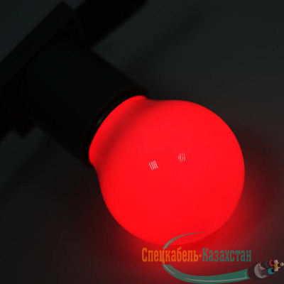 Лампа светодиодная d-45 3LED 1Вт шар E27 25лм 220В красн. Neon-Night 405-112