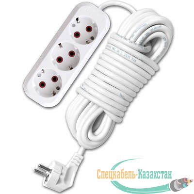 Удлинитель 3х3м с заземл. 10А IP20 У10-554 ПВС 3х0.75 UNIVersal 554-03