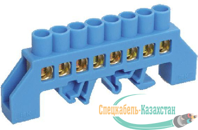Шина нулевая в комб. DIN-изол. "Стойка" ШНИ-8х12-8-КС-С ИЭК YNN10-812-8DP-K07
