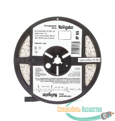 Лента светодиодная 71 763 NLS-3528CW60-4.8-IP65-12V R5 4.8Вт/м (уп.5м) Navigator 71763