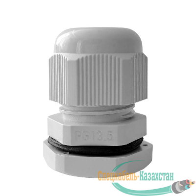 Ввод кабельный (сальник) PG-13.5 IP68 сер. TOKOV ELECTRIC TKE-PG-13.5-G