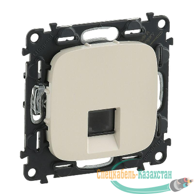 Механизм розетки телефонной Valena Allure 1 выход RJ11 с лиц. панелью сл. кость Leg 753838