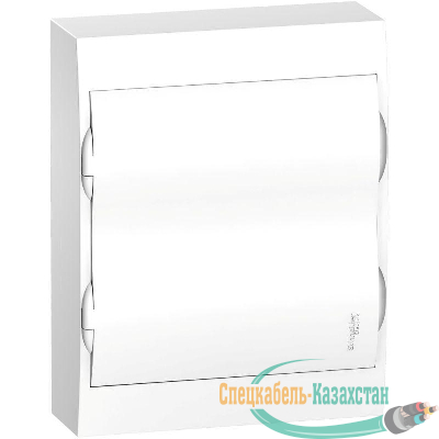 Бокс навесной ОП City9 Box 2 ряда 24мод IP40 IK07 63А 2 клеммы с бел. дверцей SE EZ9E212P2SRU