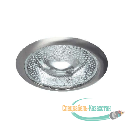 Светильник Downlight 226 03 06 2х26Вт E27 кругл. встраив. для компакт. люминисц. лампы со стеклом никель ИТАЛМАК IT8145