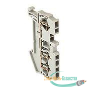 Колодка клеммная JXB-ST-2.5 31А 3 вывода пружинная сер. PROxima EKF plc-jxb-st-2.5-3