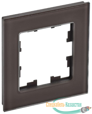 Рамка 1-м BRITE РУ-1-2-БрТБ стекло темн. бронза IEK BR-M12-G-K45
