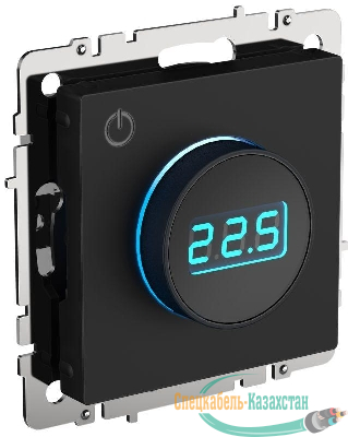 Термостат электронный с индик. BRITE СП IP20 ТС10-1-БрЧ механизм черн. IEK BR-RT11-K02