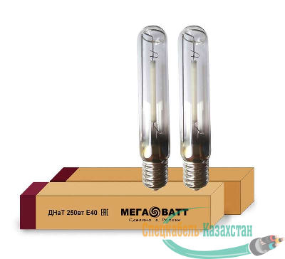 Лампа газоразрядная натриевая ДНаТ 250 E40 (25) МЕГАВАТТ 02942