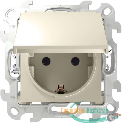 Механизм розетки 2К+З IP44 Push&Go Simon24 сл. кость 2420448-031