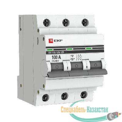Выключатель нагрузки 3п 100А ВН-125 PROxima EKF SL125-3-100-pro