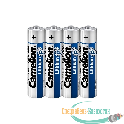 Элемент питания литиевый ААА/FR03 Lithium SP4 FR03-SP4 батарейка 1.5В (уп.4шт) Camelion 15242