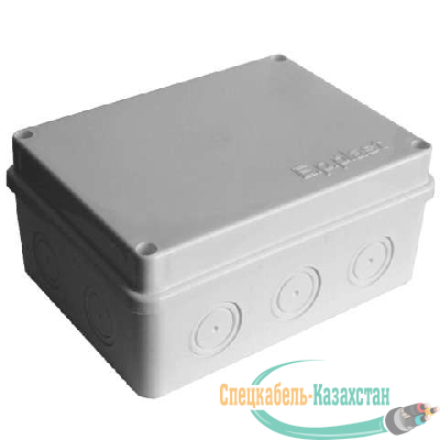 Коробка распр. ОП 150х110х70 10 выходов без гермовводов IP54 крышка на винтах сер. Epplast 215312