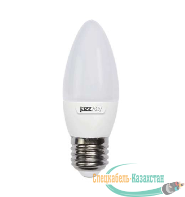 Лампа светодиодная PLED-SP C37 9Вт свеча 5000К холод. бел. E27 820лм 230В JazzWay 5001954A