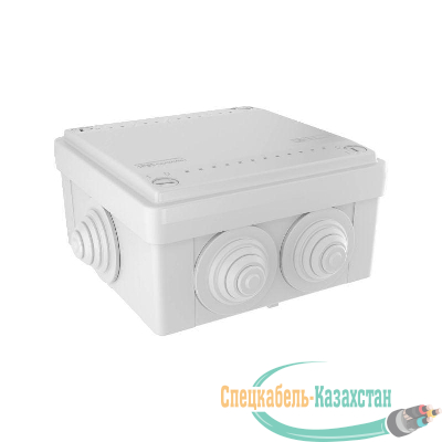 Коробка ответвит. с 6 кабельными вводами д.25мм IP55 100х100х50мм DKC 53801