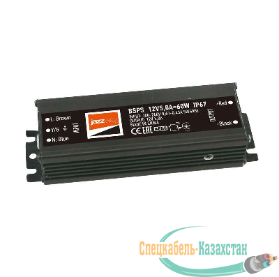 Драйвер BSPS 12В 5.0A=60Вт влагозащ. IP67 JazzWay 3329273A