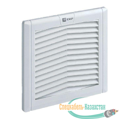 Решетка вентиляционная с фильтром 124x124мм IP54 PROxima EKF EXF52